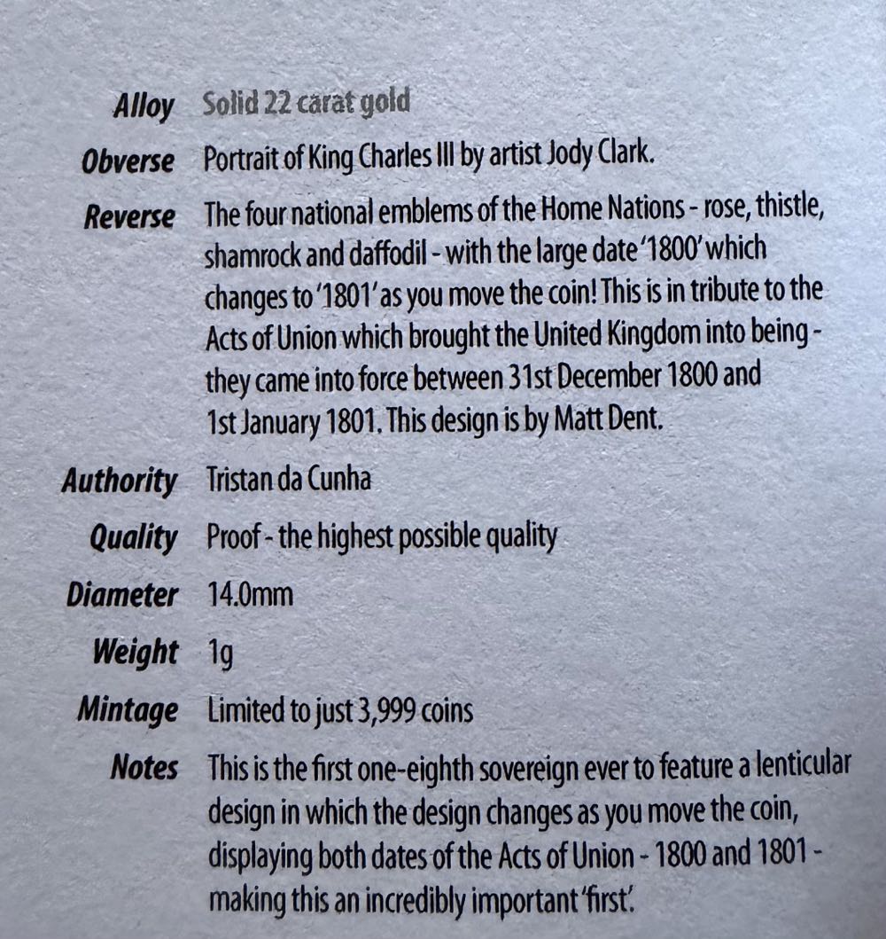 2025 Anniversary Of The UK  coin collectible - Main Image 4