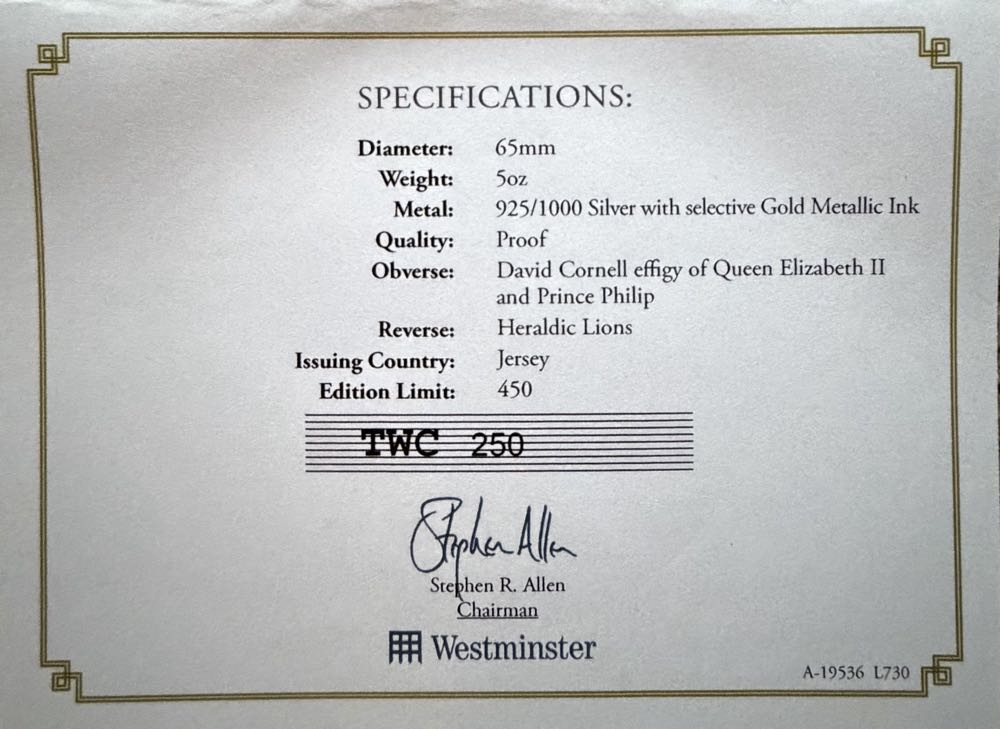 2011 Royal Birthdays £10  coin collectible - Main Image 4