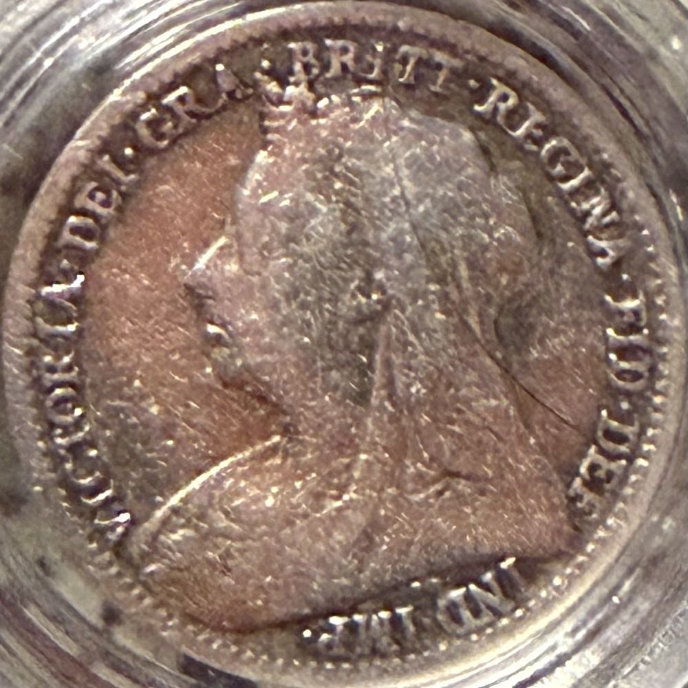 1899 Victoria Three Pence  coin collectible - Main Image 2