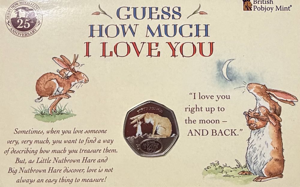 2020 Guess How Much I Love You 50p  coin collectible - Main Image 3