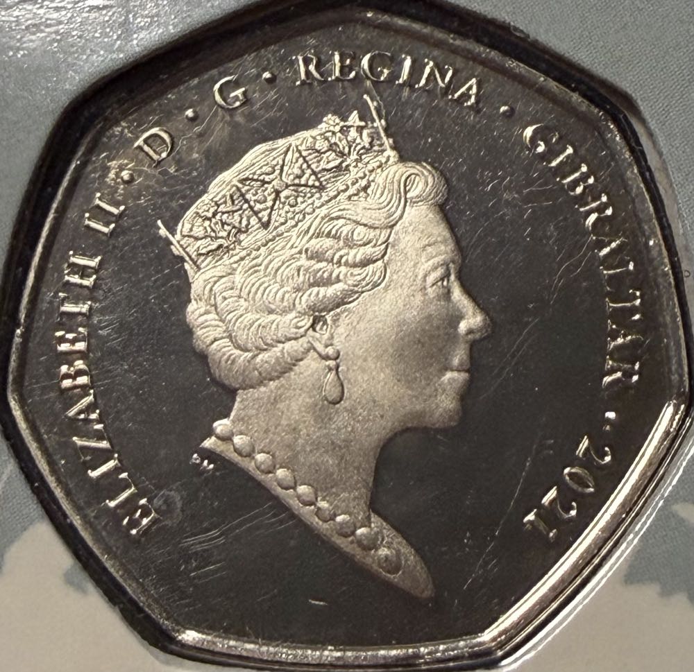 2021 Guess How Much I Love You 50p  coin collectible - Main Image 2