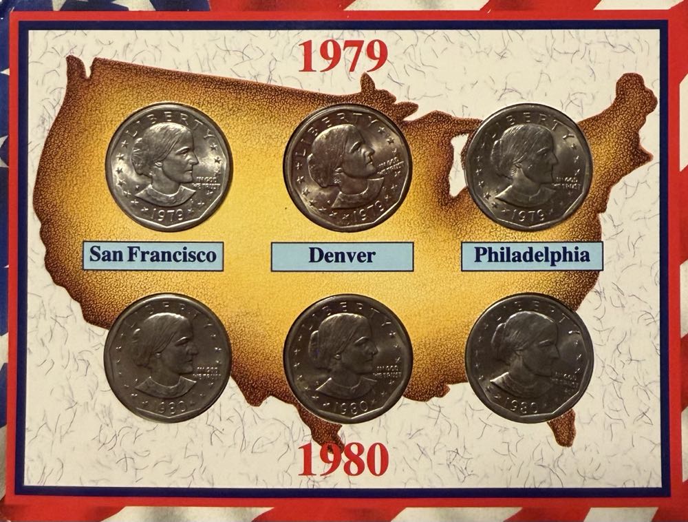 1979 Susan B Anthony D $1  coin collectible - Main Image 4