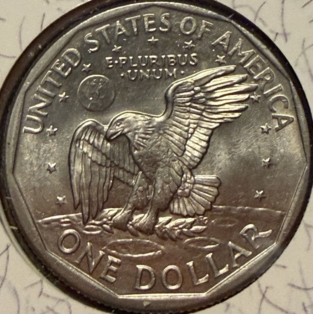 1980 Susan B Anthony S $1  coin collectible - Main Image 2