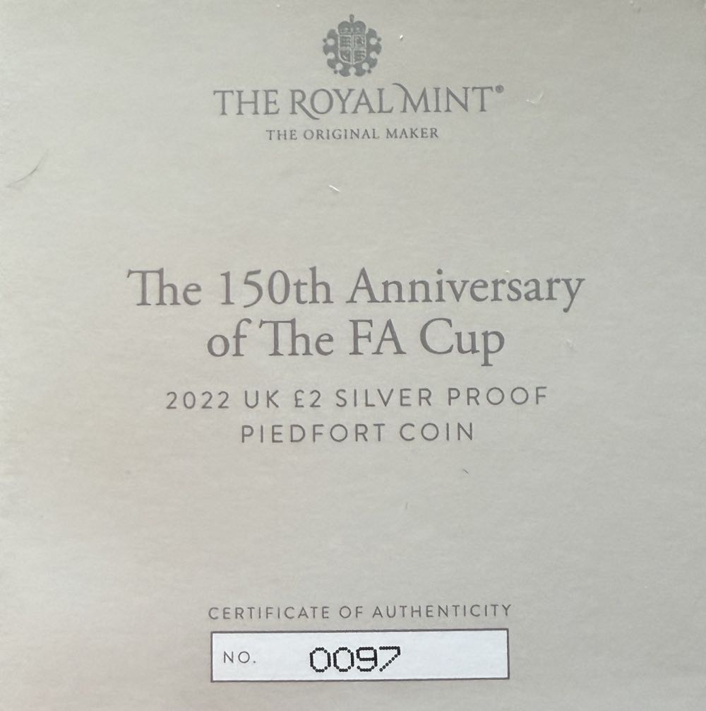 2022 FA Cup 150th Anniversary £2  coin collectible - Main Image 3