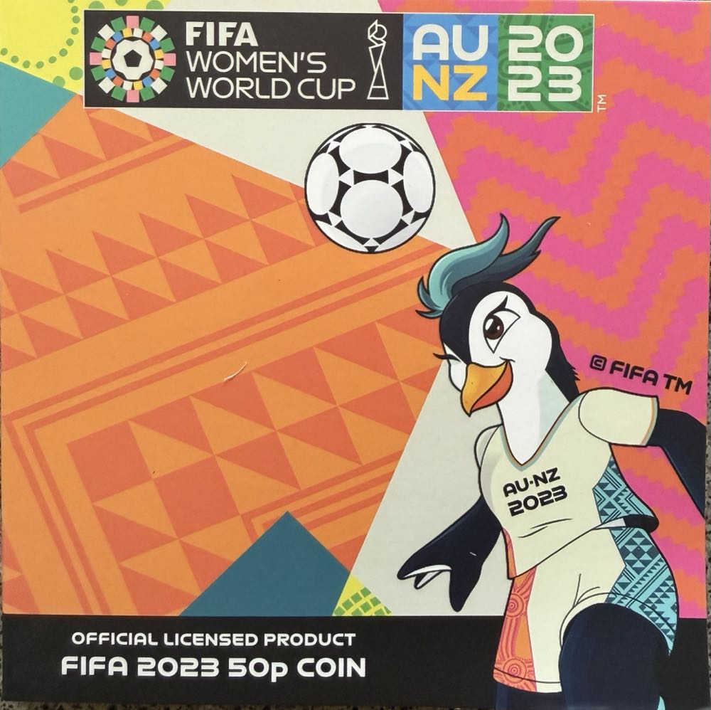 2023 FIFA Women’s World Cup 50p  coin collectible - Main Image 3