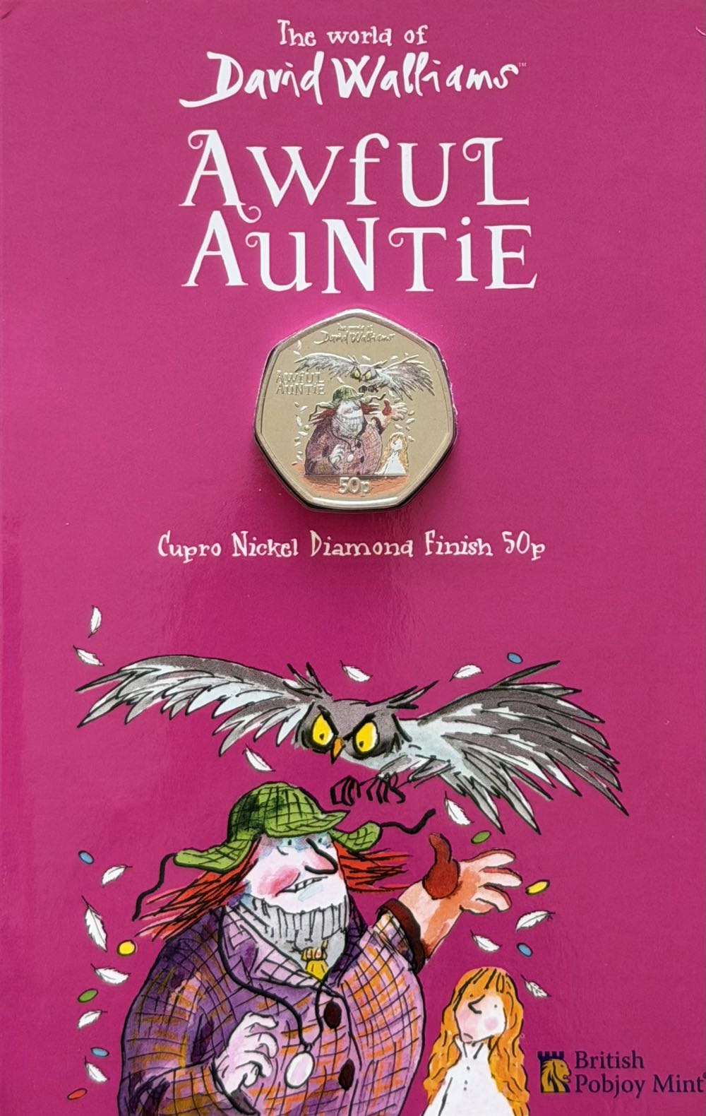 2022 Awful Auntie 50p  coin collectible - Main Image 3