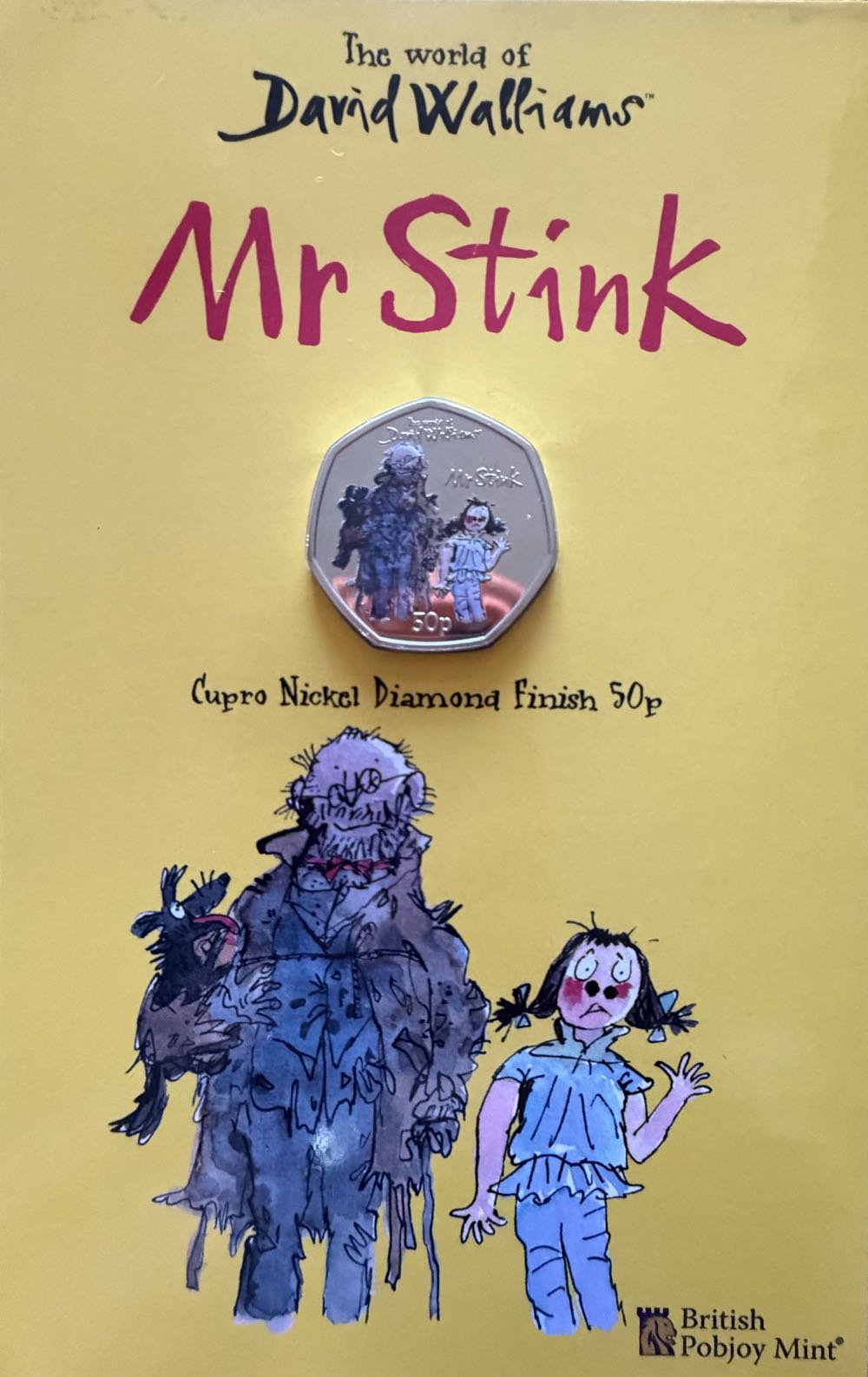2021 Mr Stink 50p  coin collectible - Main Image 3