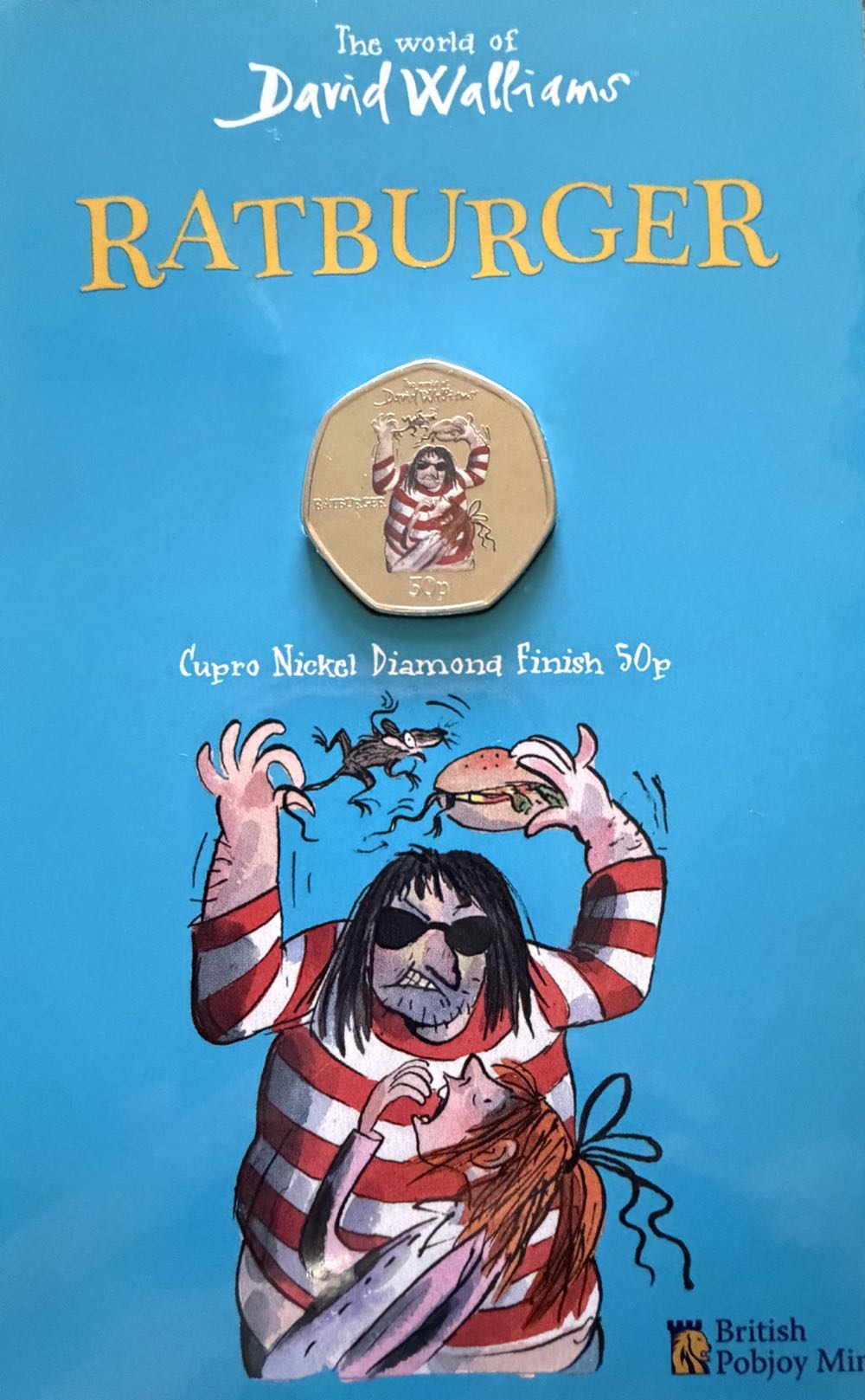 2022 Ratburger 50p  coin collectible - Main Image 3