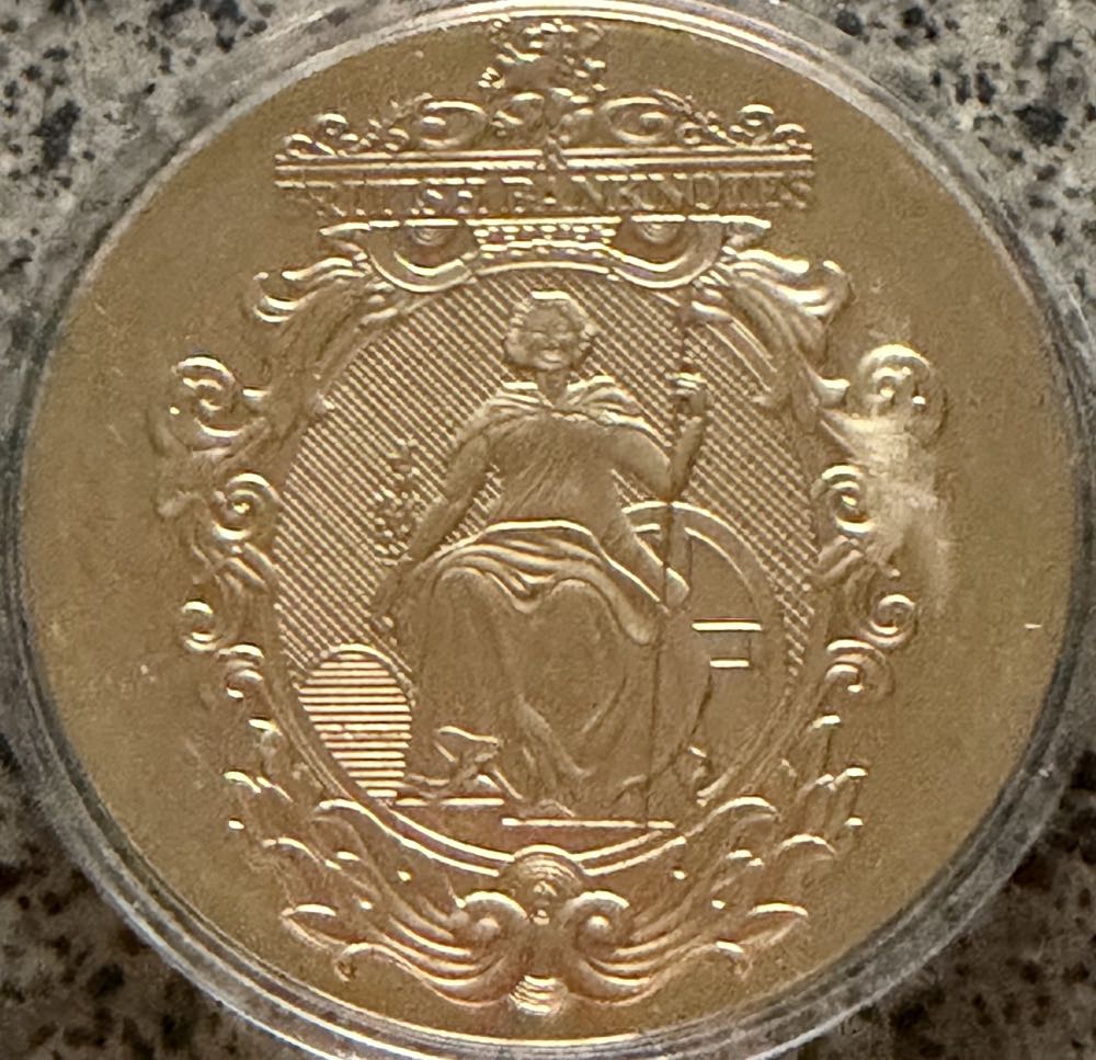 Banknote Medal £5  coin collectible - Main Image 2