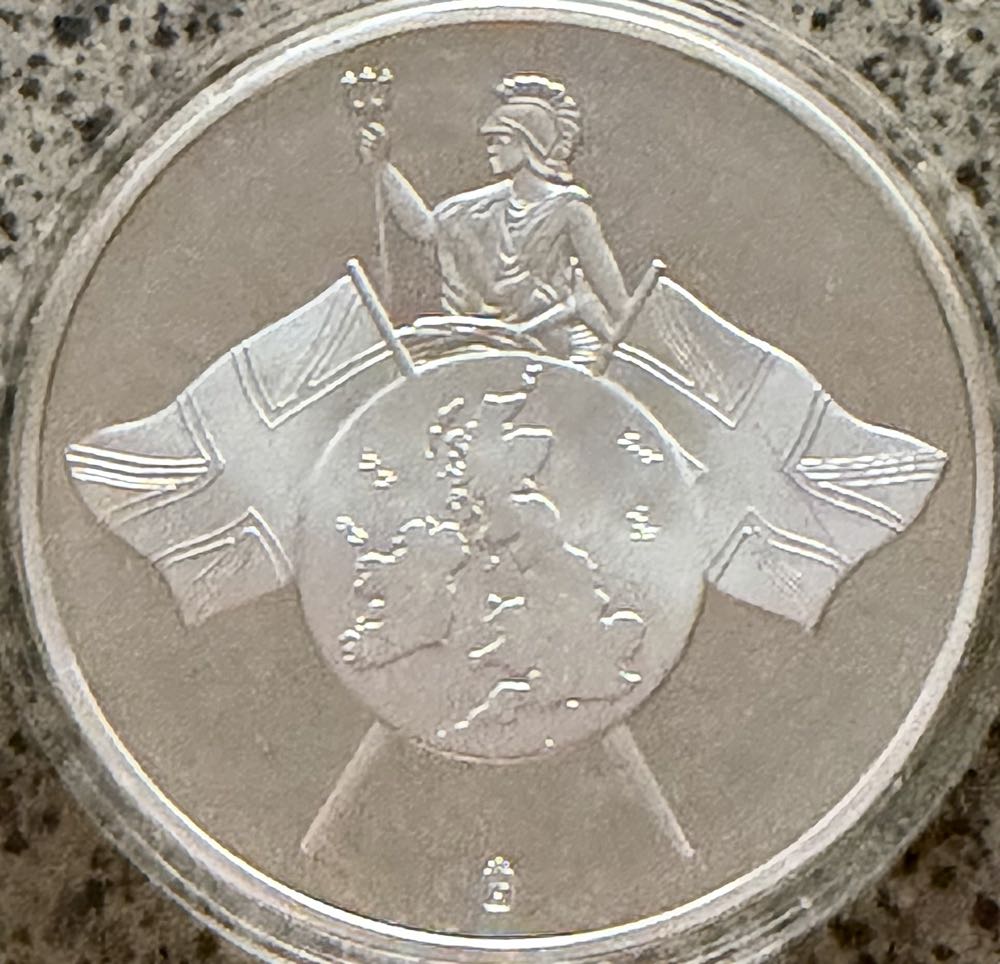 Banknote Medal £20  coin collectible - Main Image 2