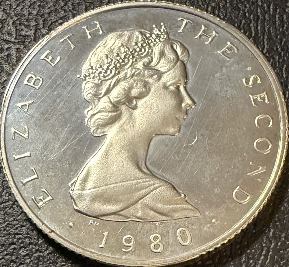 1980 Treskillion On Map £1  coin collectible - Main Image 2