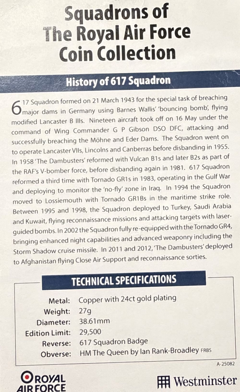 2013 Royal Air Force Squadrons 50p  coin collectible - Main Image 4