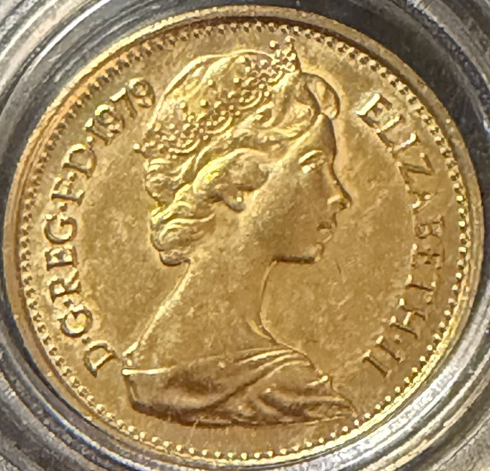 1979 Half New Penny Coloured  coin collectible - Main Image 2