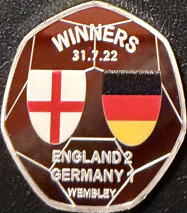 England Lionesses Medal  coin collectible - Main Image 2
