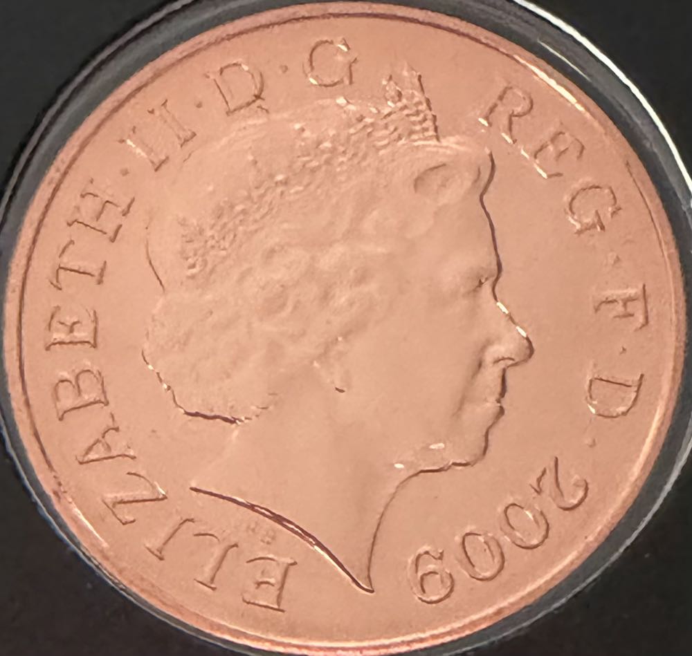 2009 Shield 1p  coin collectible - Main Image 2