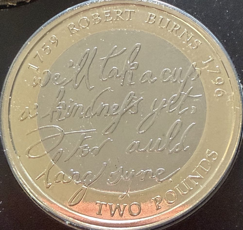 1996 European Football Piedfort £2