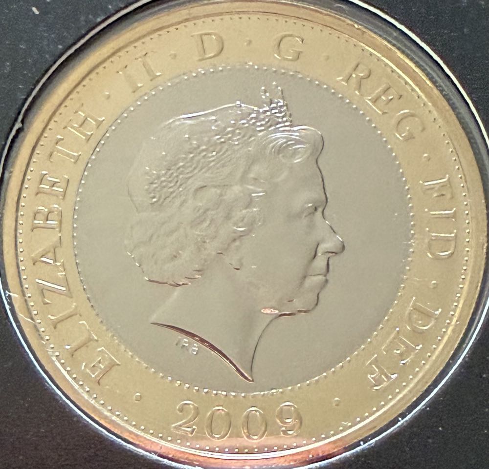 2009 Robert Burns £2 (2)  coin collectible - Main Image 2