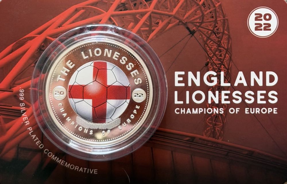 England Lionesses Medal  coin collectible - Main Image 3