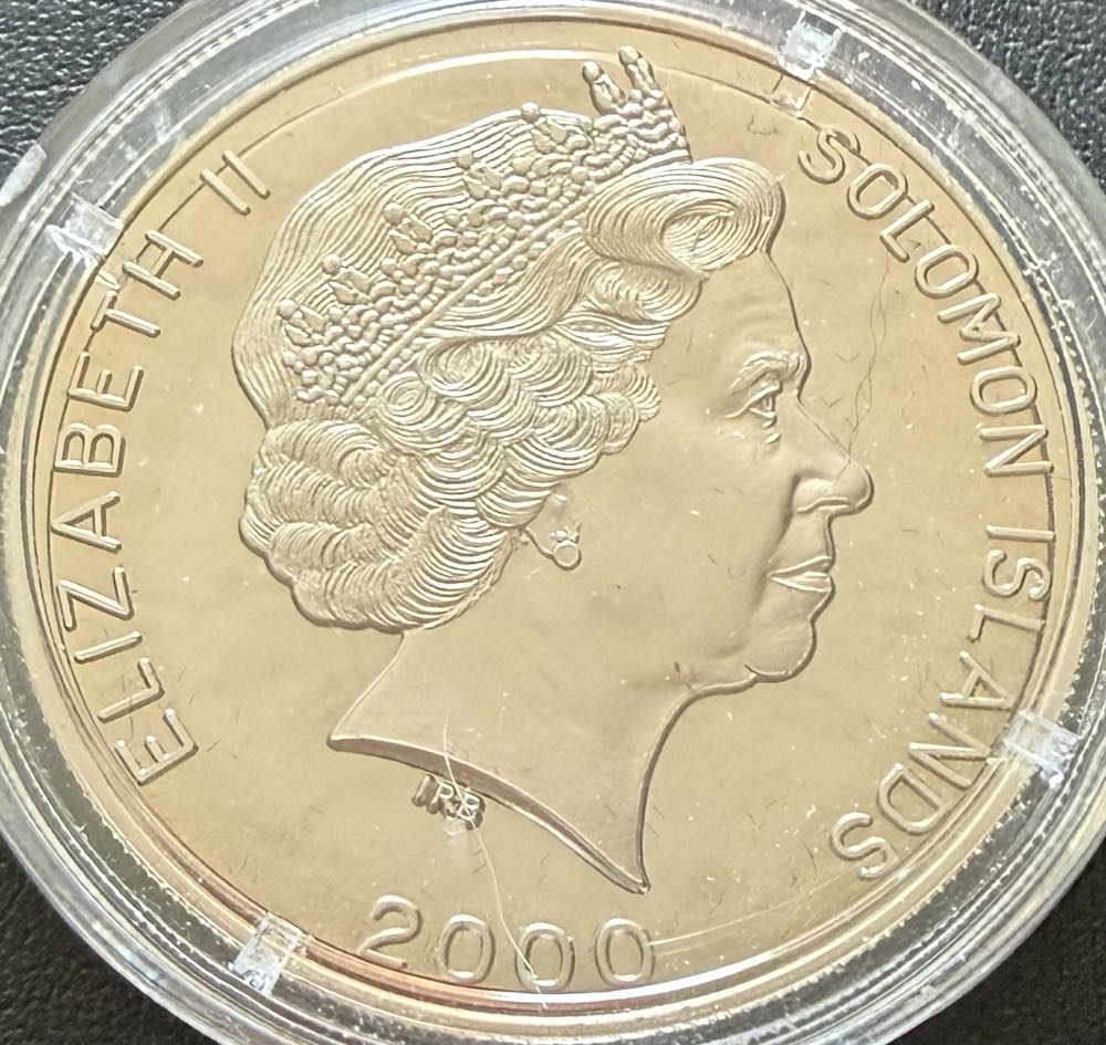 2000 Olympics Swimming $1  coin collectible - Main Image 2