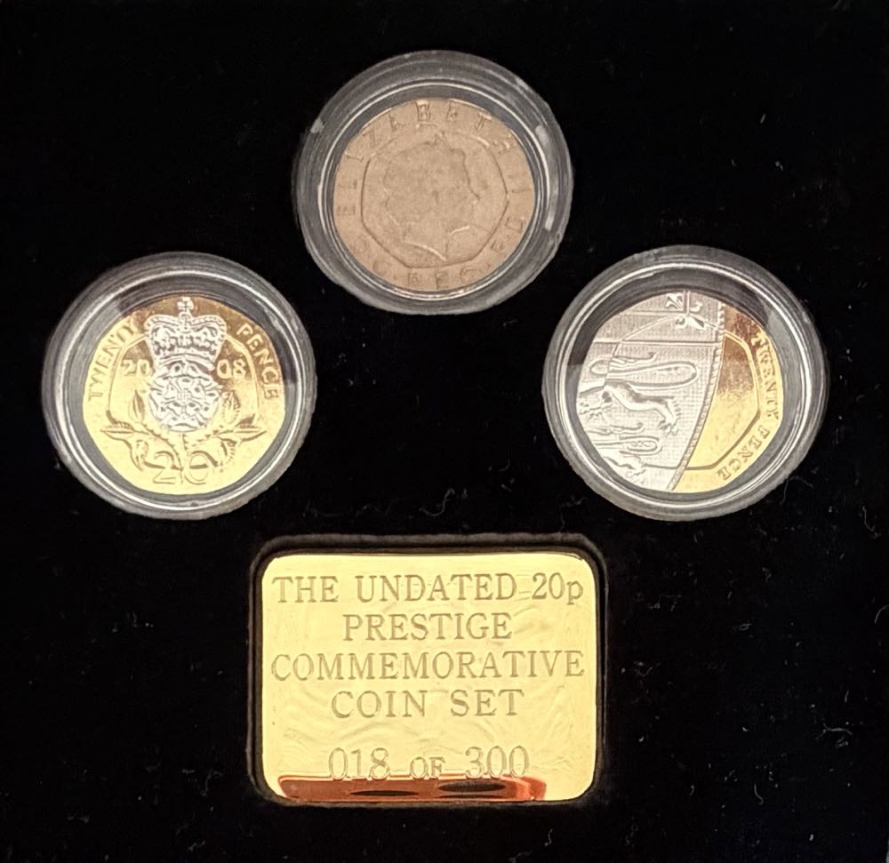 2008 Shield Undated 20p  coin collectible - Main Image 3