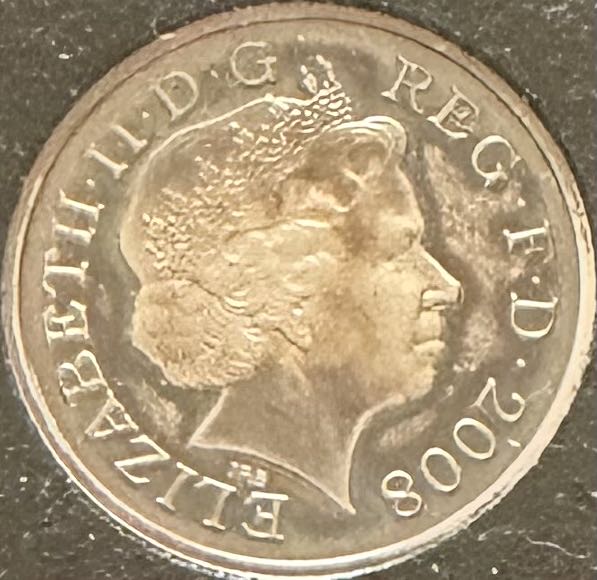 2008 Shield Piedfort 5p  coin collectible - Main Image 2