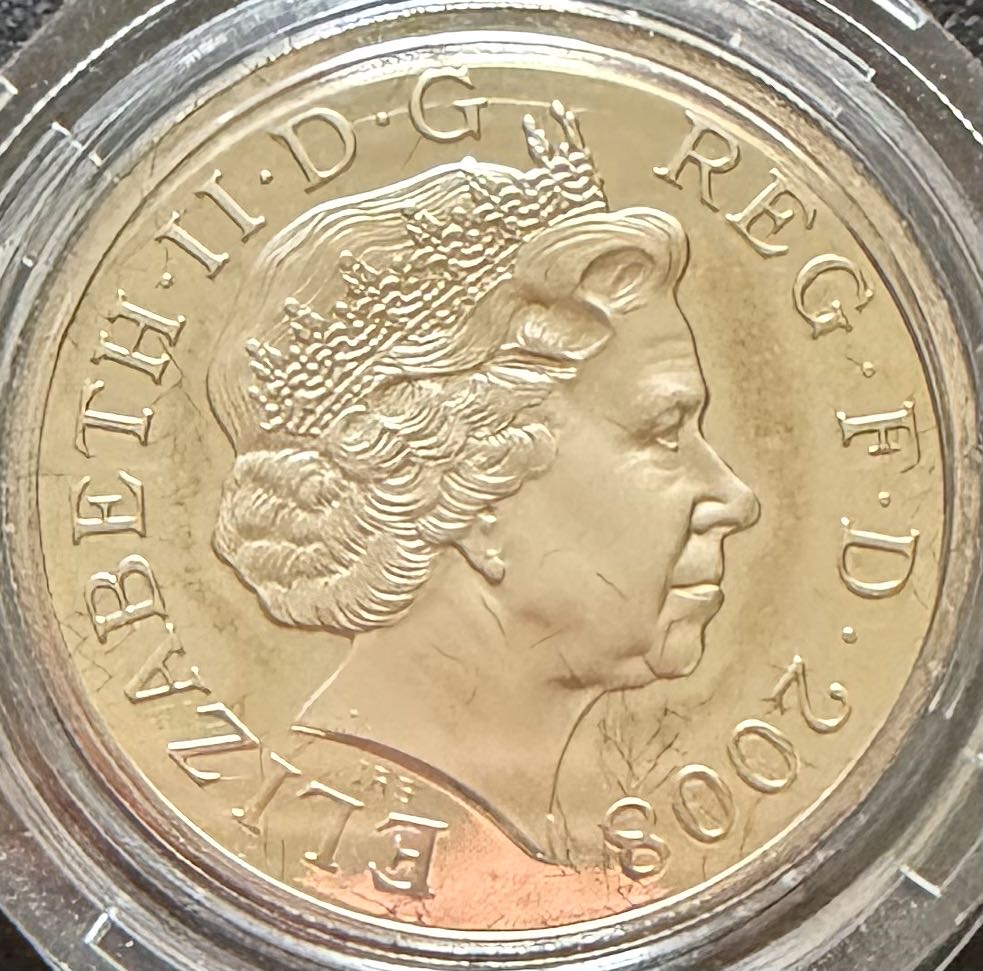 2008 Shield Piedfort 10p  coin collectible - Main Image 2