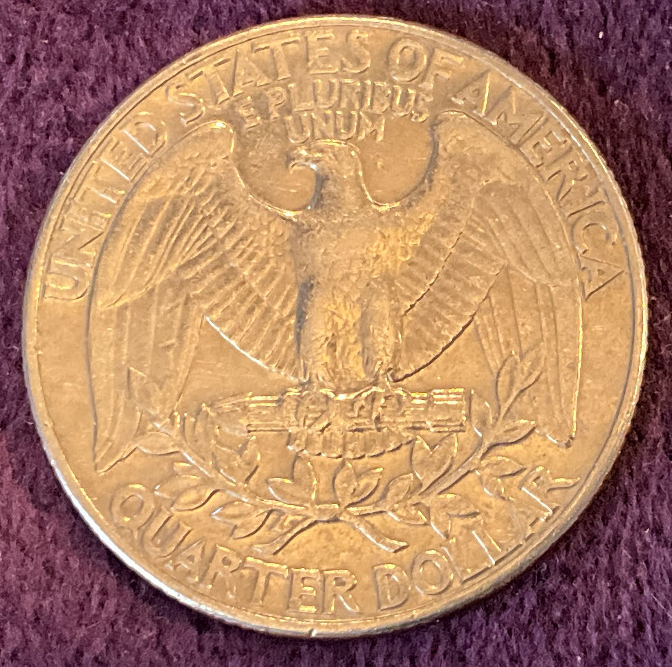 Quarter Washington 1987 D 8  coin collectible - Main Image 2