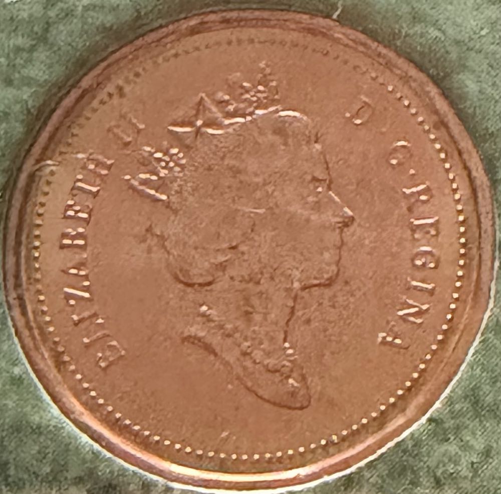 1996 Canada 1c  coin collectible - Main Image 2