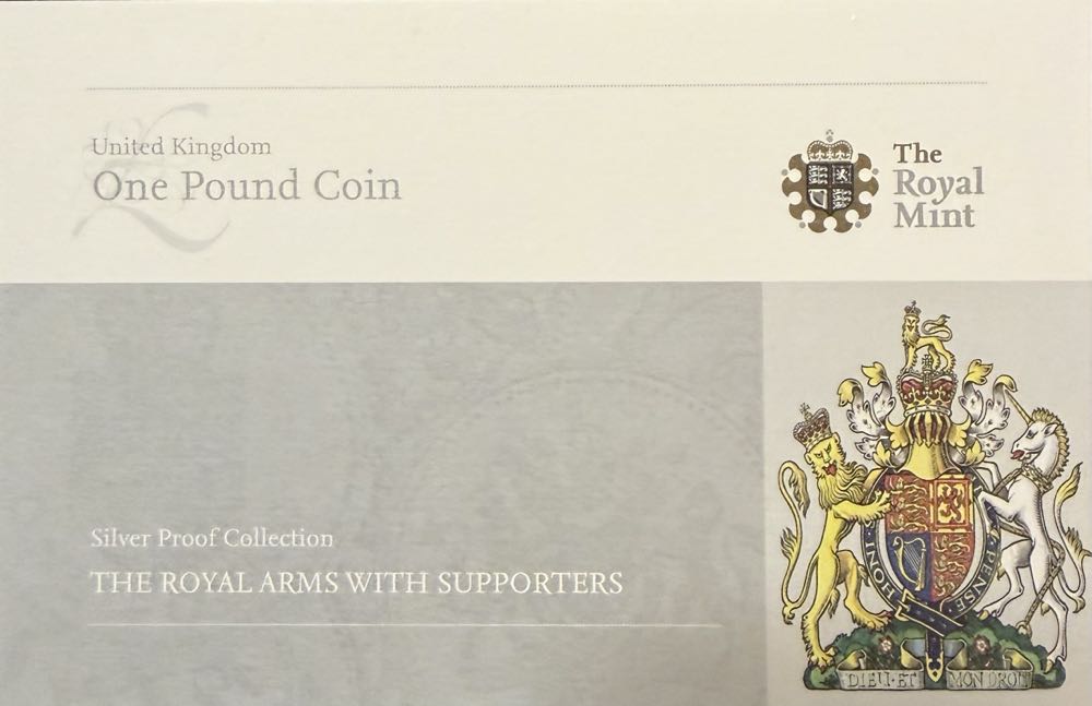 2008 The Royal Arms £1  coin collectible - Main Image 4