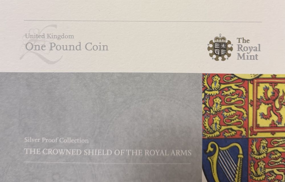 2008 Crowned Shield £1  coin collectible - Main Image 4