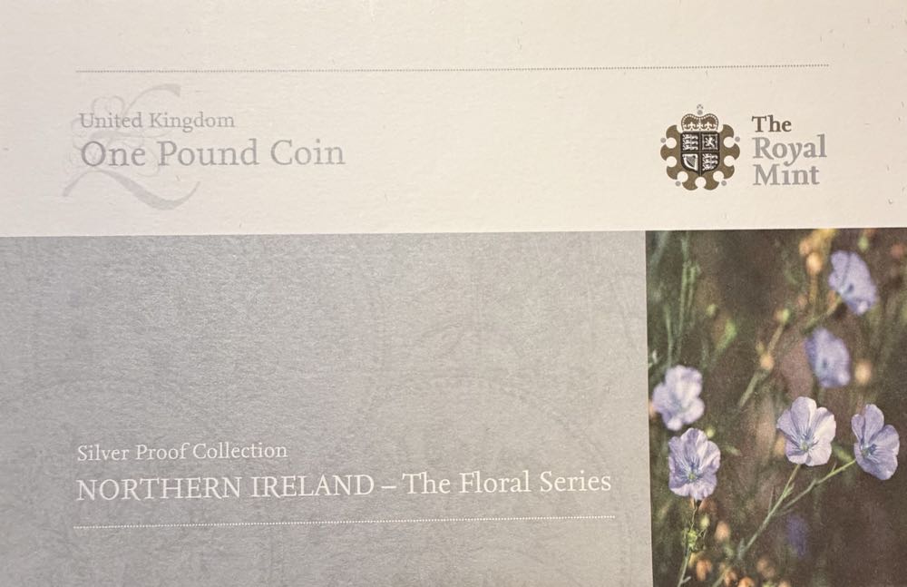 2008 The Northen Irish Flax £1  coin collectible - Main Image 4