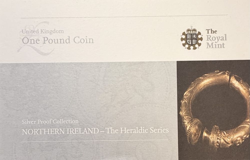 2008 The Northern Irish Celtic Cross £1  coin collectible - Main Image 4