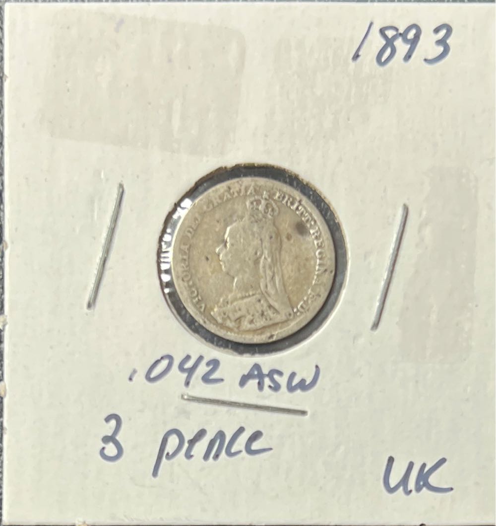 1955 Elizabeth II Six Pence