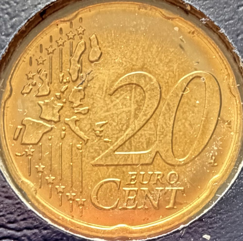 2002 Germany 20 Cent  coin collectible - Main Image 2