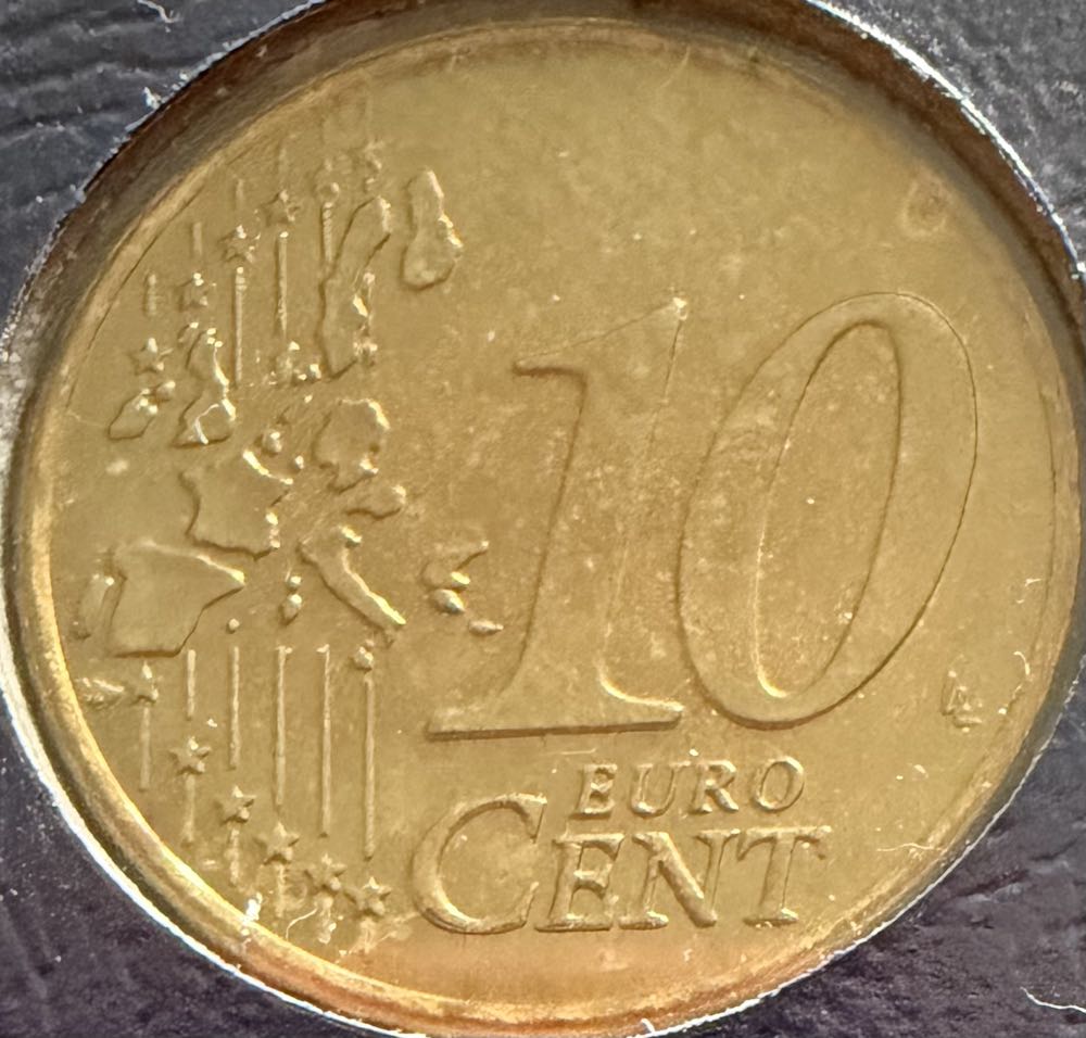 2002 Greece 10 Cent  coin collectible - Main Image 2