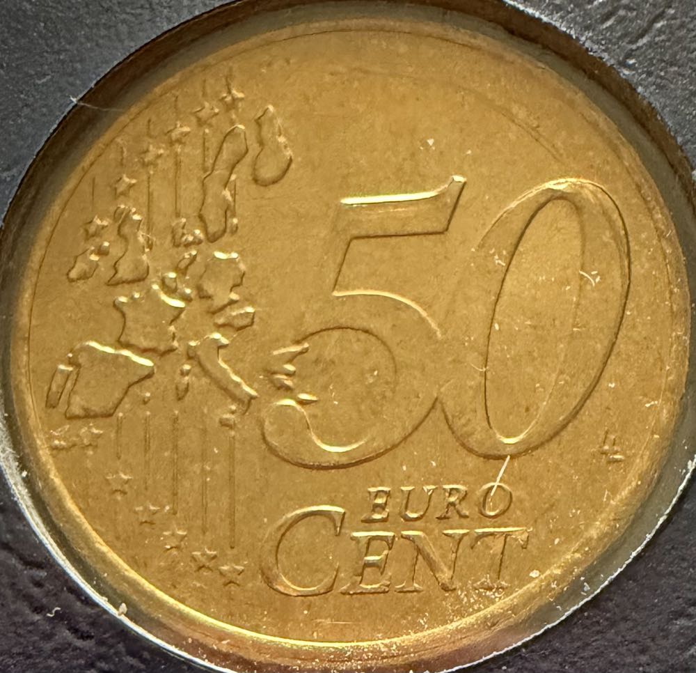 2002 Greece 50 Cent  coin collectible - Main Image 2