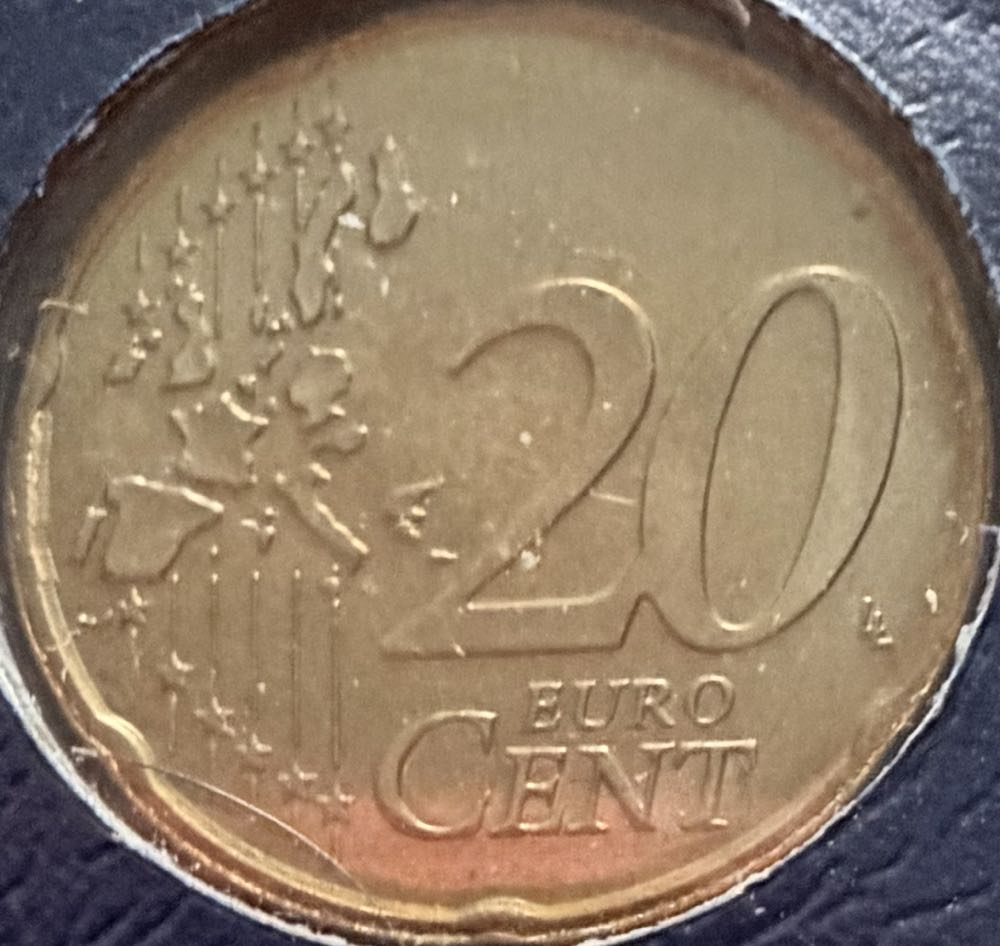 2002 Luxembourg 20 Cent  coin collectible - Main Image 2