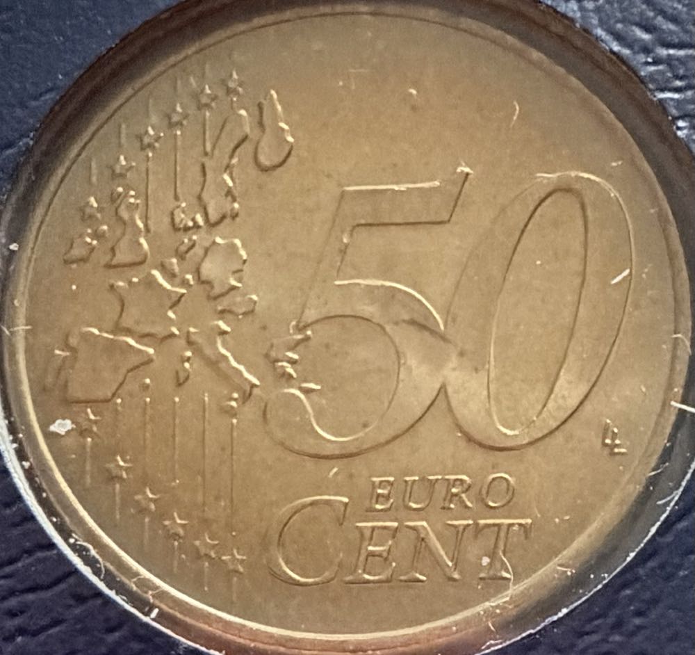 2002 Luxembourg 50 Cent  coin collectible - Main Image 2