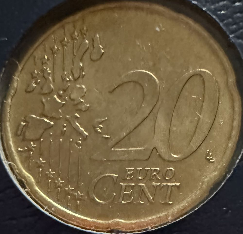 2002 Portugal 20 Cent  coin collectible - Main Image 2