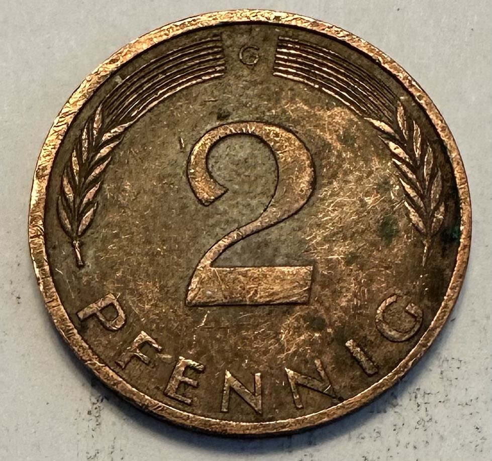 Germany 2 Pfennig  coin collectible - Main Image 2