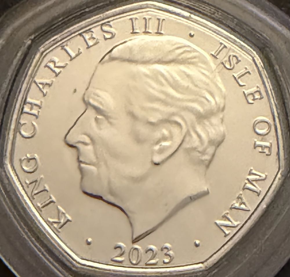 2023 Long Live Our Noble King 50p  coin collectible - Main Image 2