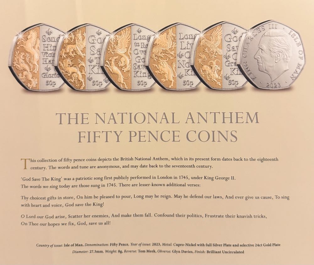 2023 The Sword Of Offering 50p  coin collectible - Main Image 5