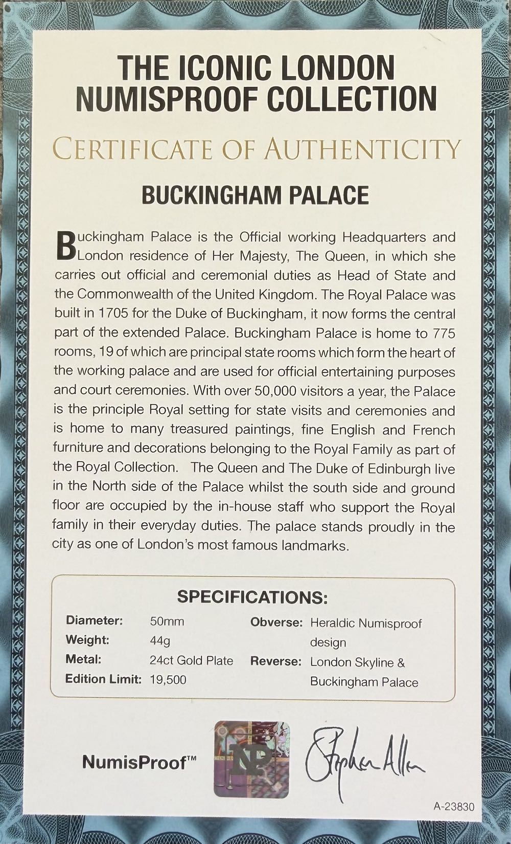 Iconic London - Buckingham Palace  coin collectible - Main Image 3