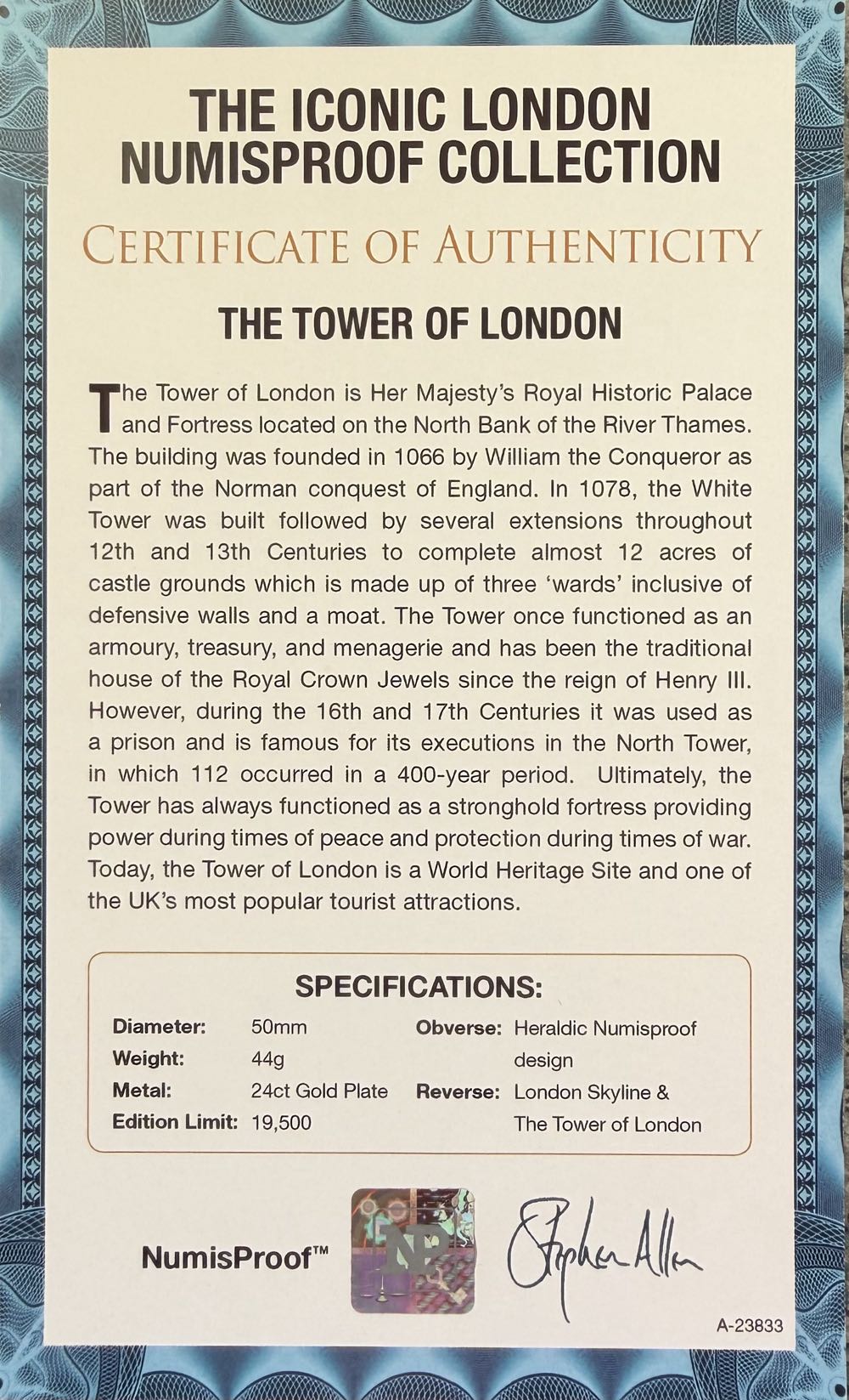 Iconic London - Tower Of London  coin collectible - Main Image 3