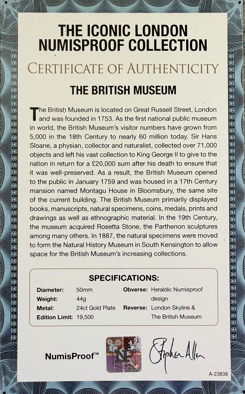 Iconic London - The British Museum  coin collectible - Main Image 3