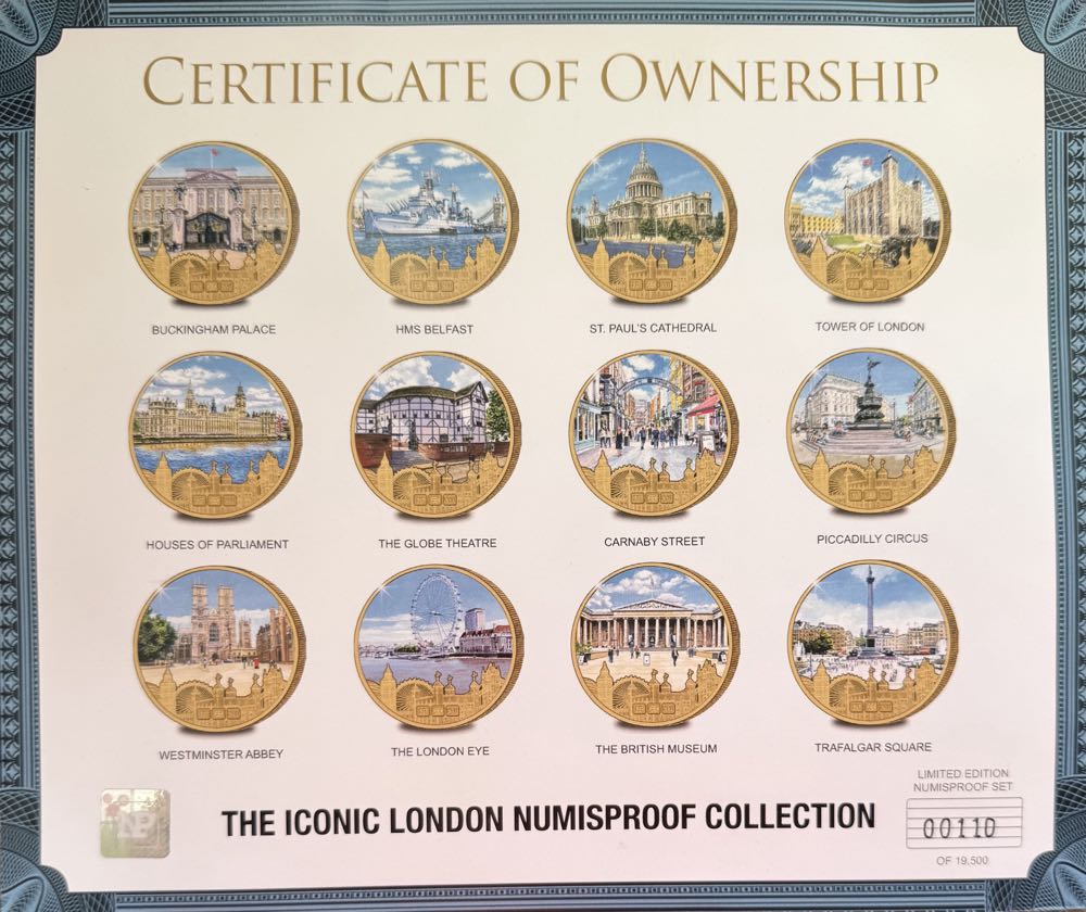 Iconic London - Trafalgar Square  coin collectible - Main Image 4