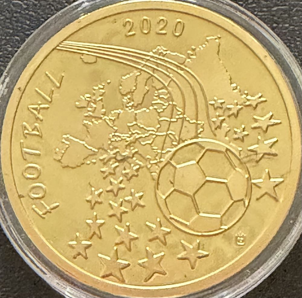 Euro 2020 Italy Medal  coin collectible - Main Image 2