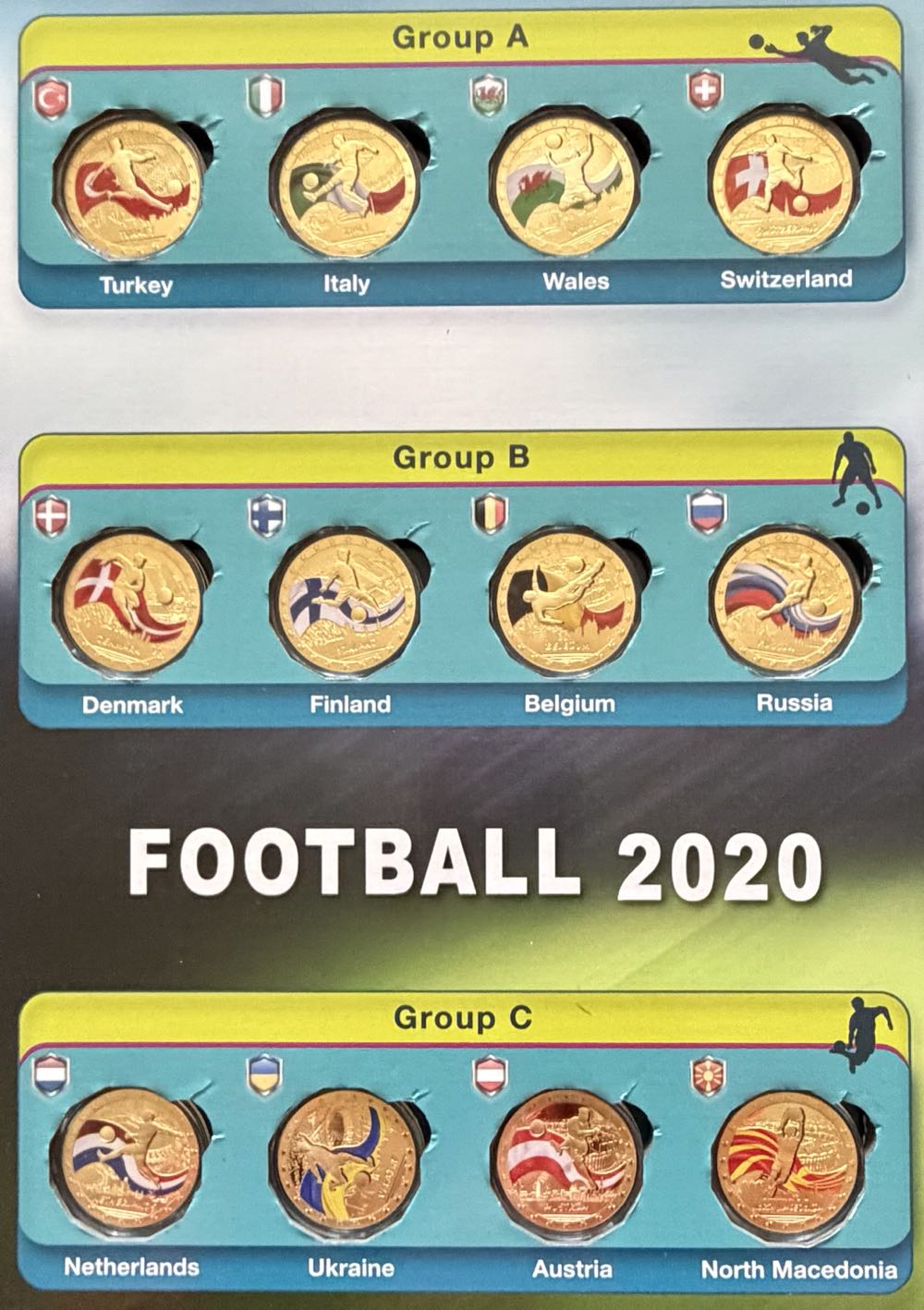 Euro 2020 Italy Medal  coin collectible - Main Image 5