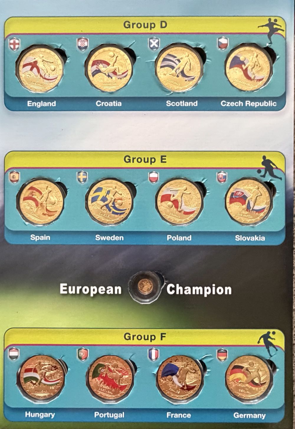 Euro 2020 Portugal Medal  coin collectible - Main Image 6