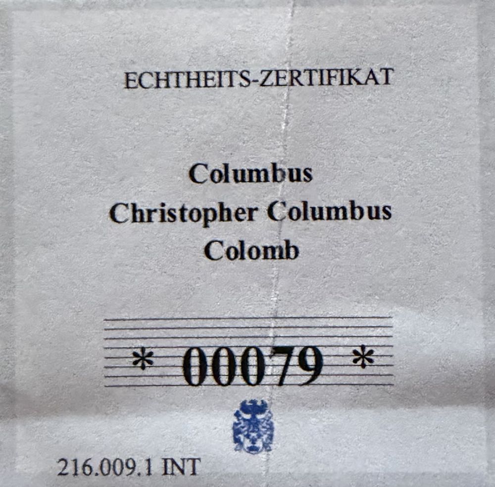 Christopher Columbus  coin collectible - Main Image 3